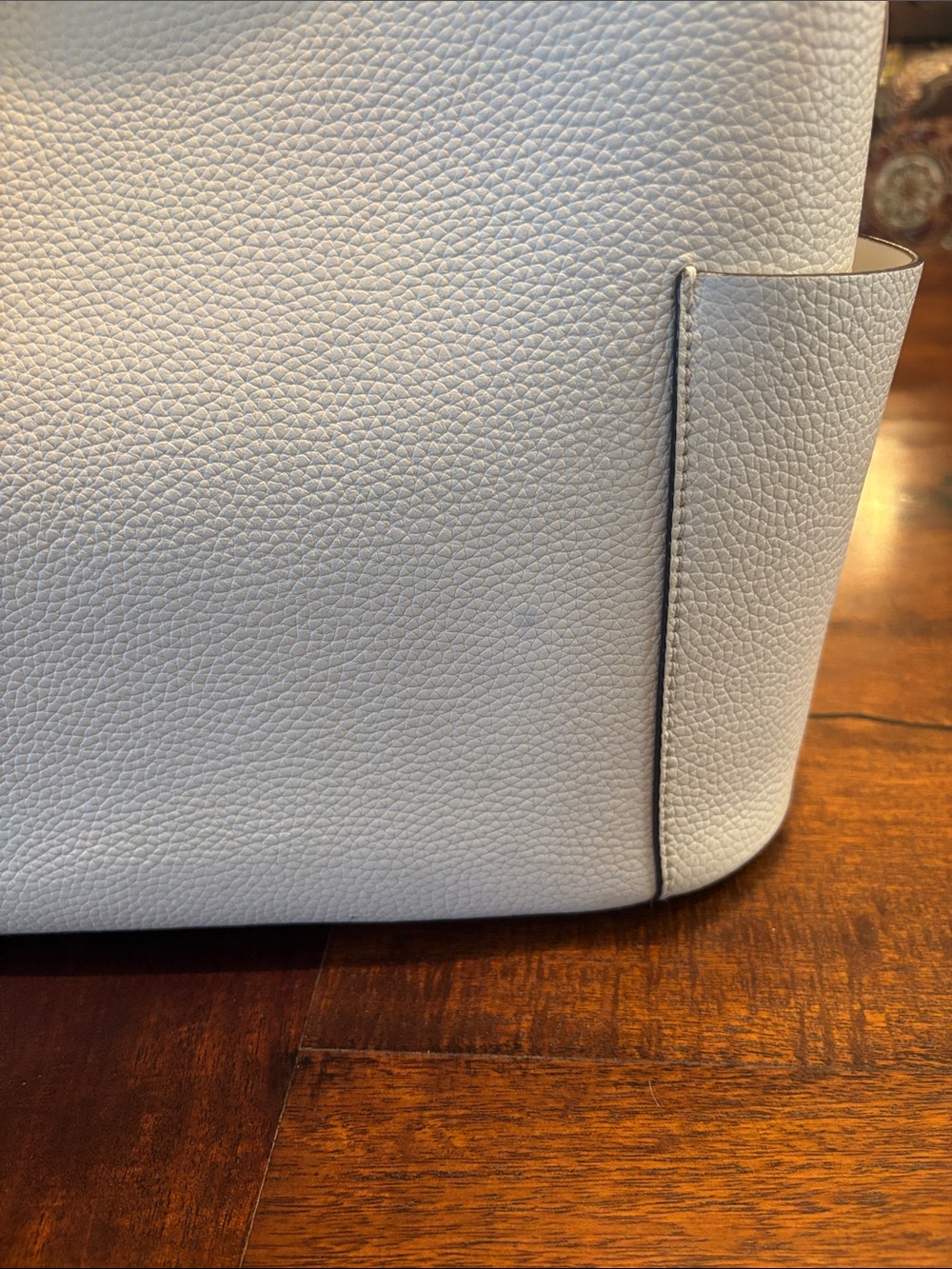 Michael Kors Cream Pebbled Leather Shoulder Hobo - Picture 15 of 16
